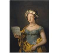 HKAHF AJWUQ Famoso Francisco Goya Poster su Tela Duchessa Arte della Parete Donna Esposizione Stampe Pittura Moderna per Home Decor Immagini 15x20cm Senza Cornice