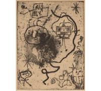 HKAHF AJWUQ Famoso Joan Miro Poster 《La Primavera》Arte della Parete Joan Miro Mostra Dipinti su Tela Stampe retrò per la Decorazione della Stanza Immagine 40x60cmx1 Senza Cornice