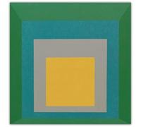 HKAHF AJWUQ Famoso Josef Albers Poster Unico Geometrico Wall Art Josef Albers Stampe Boho Tela Pittura per Soggiorno Decor Picture 20x30cmx1 No Frame