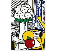 HKAHF AJWUQ Famoso Poster di Roy Lichtenstein《Natura Morta di Pop Art》 Arte della Parete Roy Lichtenstein Dipinti su Tela Stampe retrò per L'Immagine Decorativa della Camera 60x90cm Senza Cornice