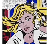 HKAHF AJWUQ Famoso Poster di Roy Lichtenstein 《Pop Art》 Arte della Parete Roy Lichtenstein Dipinti su Tela Stampe retrò per la Decorazione della Stanza Immagine 30x30cmx1 Senza Cornice