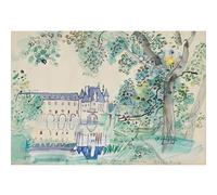HKAHF AJWUQ Famoso Raoul Dufy Poster Colore Magia Arte della Parete Astratta Pittura su Tela Stampe Ad Acquerello per Soggiorno Home Decor Immagini 70x50cm Senza Cornice