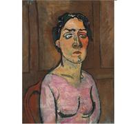 HKAHF AJWUQ Famoso Raoul Dufy Poster 《Il Ritratto》 Arte della Parete Divertente Pittore Mostra Pittura su Tela Stampe Moderne per Home Decor Immagine 60x80cmx1 Senza Cornice