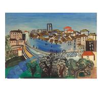 HKAHF AJWUQ Famoso Raoul Dufy Poster Luce e Colore Wall Art Pittura su Tela Astratta Stampe ad Acquerello per Soggiorno Home Decor Immagini 30x20cm Senza Cornice