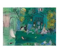 HKAHF AJWUQ Famoso Raoul Dufy Poster Paesaggio Francese Arte della Parete Astratta Tela Pittura Stampe Ad Acquerello per Soggiorno Home Decor Immagini 90x60cm No Frame