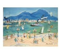 HKAHF AJWUQ Famoso Raoul Dufy Poster Piccoli Animali Arte della Parete Pittura su Tela Astratta Stampe Ad Acquerello per Soggiorno Home Decor Immagini 50x30cm Senza Cornice