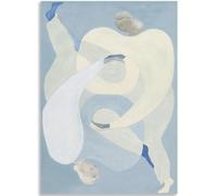 HKAHF AJWUQ Famoso Sofia Lind Poster 《The Hold You》Wall Art Blu Moderna Tela Pittura Stampe Astratte per Soggiorno Decor Picture 20x30cmx1 No Frame