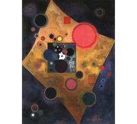 HKAHF AJWUQ Famoso Vasily Kandinsky Poster Cultura Russe Wall Art Vasily Kandinsky Pittura su Tela Stampe per la Decorazione della Parete Domestica Immagini 60x80cmx1 No Frame