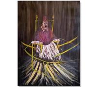 HKAHF AJWUQ Francis Bacon Poster Analisi psicologica Stampe d'Arte della Parete Francis Bacon Pittura su Tela Nordic Picture for Living Room Decor 50x70cmx1 No Frame