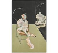HKAHF AJWUQ Francis Bacon Poster 《Primavera Estate》Mostra Arte della Parete Alex Katz Dipinti su Tela Stampe retrò per la Decorazione della Stanza Immagine 40x50cmx1 No Frame