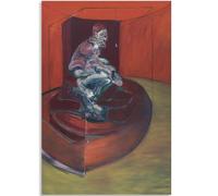 HKAHF AJWUQ Francis Bacon Poster 《Ritratti di Personaggi》Arte della Parete Alex Katz Dipinti su Tela Stampe retrò per Decorazione della Camera Immagine 60x80cmx1 No Frame