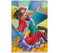 HKAHF AJWUQ Georgy Kurosav Poster 《Zingaro Danzante》Arte della Parete Georgy Kurosav Stampe Pittura su Tela Moderna Sofia Lind Immagine per l'arredamento del Soggiorno 40x60cmx1 Senza Cornice