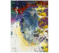 HKAHF AJWUQ Gerhard Richter Poster Gerhard Richter Tela di Canapa Pittura Famosa Arte della Parete Colore Graffiti Immagine Stampe d'Arte astratte per la Decorazione Domestica 60x80cm Senza Cornice