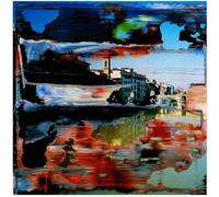 HKAHF AJWUQ Gerhard Richter Poster Gerhard Richter Tela Pittura Moderna Arte della Parete Stampe della Vita della Città Gerhard Richter Immagine per La Decorazione Domestica 20x20cmx1 Senza Cornice