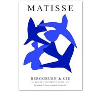 HKAHF AJWUQ Henri Matisse Poster 《Colomba della Pace》Arte della Parete Henri Matisse Mostra Dipinti su Tela Stampe retrò per Decorazione della Camera Immagine 30x50cmx1 No Frame
