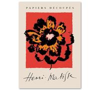 HKAHF AJWUQ Henri Matisse Poster 《Mercato dei Fiori》 Arte della Parete Henri Matisse Mostra Dipinti su Tela Stampe retrò per la Decorazione della Stanza Immagine 15x20cmx1 No Frame