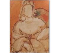 HKAHF AJWUQ Henri Matisse Poster Uomo Senza Volto Arte della Parete Henri Matisse Stampe Pittura su Tela Astratta Quadro Nordico per Arredamento Soggiorno 35x50cmx1 Senza Cornice