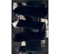 HKAHF AJWUQ Pierre Soulages Poster 《Figure Geometriche》Arte della Parete Peter Pittura su Tela Moderna Stampe astratte per Soggiorno Decor Picture 50x70cmx1 Senza Cornice