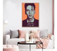 HKAHF AJWUQ Poster di Andy Warhol Frank Sinatra Illustrazioni murali di Andy Warhol Stampe retrò Pittura nordica su Tela per Arredamento del Soggiorno Immagine 60x90cmx1 Senza Cornice