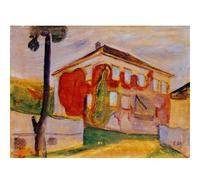 HKAHF AJWUQ Poster di Edvard Munch, la foresta delle fiabe, stampa artistica da parete di Edvard Munch, stampa barbarie, quadro nordico per soggiorno, 20 x 15 cm, senza cornice