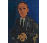 HKAHF AJWUQ Raoul Dufy Mostra Arte della parete Poster astratti Ritratto da uomo Pittura su tela Raoul Dufy Stampe Home Living Room Decor Picture 40x50cmx1 No Frame