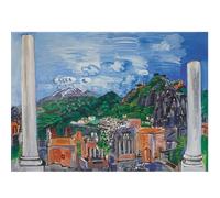 HKAHF AJWUQ Raoul Dufy - Poster astratto e pittura su tela "Teatro antico di Taormina", stampe nordiche per la casa e il soggiorno, 15 x 20 cm, senza cornice