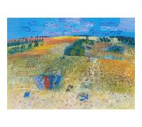 HKAHF AJWUQ Raoul Dufy Poster Stagione del Raccolto Arte della Parete Pittura su Tela Astratta Stampe Ad Acquerello per Soggiorno Home Decor Immagini 70x50cm Senza Cornice