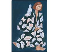 HKAHF AJWUQ Sofia Lind Poster 《Fine Little Day》Arte della Parete Sofia Lind Minimalismo Pittura su Tela Stampe astratte per Soggiorno Decor Picture 15x20cm Senza Cornice