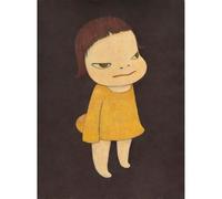 HKAHF AJWUQ Yoshitomo Nara Poster《La Vita è Solo Una》Arte della Parete Yoshitomo Nara Stampe Yoshitomo Nara Tela Pittura Pop Art Immagine per la Decorazione Domestica 50x70cm Senza Cornice