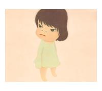 HKAHF AJWUQ Yoshitomo Nara Poster《L'Onirico》Arte della Parete Yoshitomo Nara Stampe Yoshitomo Nara Tela di Canapa Pittura Pop Art Immagine per Home Decor 90x60cm Senza Cornice