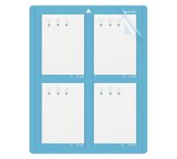 HKC Tappetino da taglio per Cricut Explore e Maker, tappetino per carte 2x2 per Cricut tutte le carte, riutilizzabile Crea quattro carte contemporaneamente carte personalizzate 41,5x33 cm