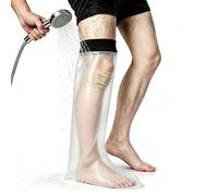 HKF HO KI HO Copertura impermeabile per gamba adulti, gamba intera per doccia, protezione da colata e lesioni, mantiene asciutto il getto e la fasciatura per adulti (Integrale Gamba-66cm)