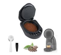 HKFENG Convertitore riutilizzabile per capsule di caffè, adattatore ricaricabile per capsule di caffè, compatibile con Dol*e Gu* a Piccolo XS/EDG 305/EDG 606. /EDG 466/Genio S/Mini Me (capsula Cup)