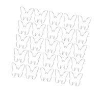 Hkfgdjdl 20Pcs Acrilici Farfalla Bicchiere di Vino Fascino Del Partito Decorazione Della Tavola Della Tazza di Vino Etichetta