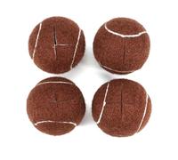 Hkfgdjdl 4 pezzi palline da tennis a forma di mobili copertura per gambe mobili pavimento copertura antiscivolo gambe da tavolo maniche coprisedia