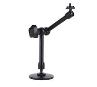 Hkfgdjdl Asta magica, braccio articolato ad attrito regolabile, filettatura da 1/4", supporto per illuminazione fotocamera, supporto per luce da campeggio per camper,