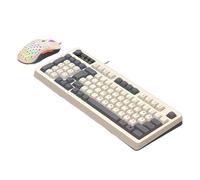 Hkfgdjdl Backlits, tastiera da gioco e mouse, tastiera ergonomica con filo USB, cavo USB per PC, computer, tastiera con connessione a filo