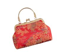 Hkfgdjdl Borsa a tracolla retrò a catena messaggeri stile cinese ricamato borsa a tracolla borsa da donna borse da sera per sposa