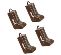 Hkfgdjdl Borse per scarpe in PVC impermeabile e borsa trasparente per stivale da viaggio e casa, 4 pezzi
