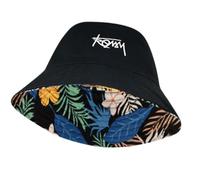 Hkfgdjdl Cappello da pescatore reversibile, design double-face, protezione solare, in poliestere, pieghevole, per viaggi e campeggio all'aperto