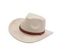 Hkfgdjdl Cappello occidentale del partito con il tessuto misura regolabile di colore marrone della banda etnica per i partiti all'aperto di