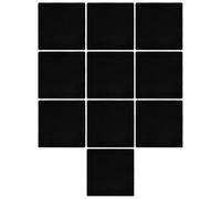 Hkfgdjdl Confezione da 10 sciarpe quadrate in morbido poliestere, per donne e uomini, multiuso, accessori alla moda