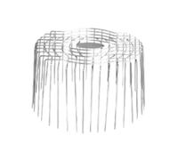 Hkfgdjdl Copertura di scarico in acciaio anti Gnawer Design curvo a rete facile da tubo di protezione forte per la difesa del tubo della cucina del bagno