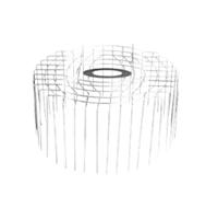Hkfgdjdl Copertura di scarico in acciaio anti Gnawer Design curvo a rete facile da tubo di protezione forte per la difesa del tubo della cucina del bagno
