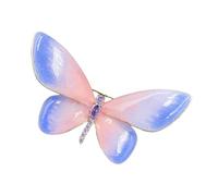 Hkfgdjdl Elegante farfalla Metamorfosi Gradiente Colore Rame Spilla Elegante Farfalla Pin Per Le Donne Elegante Outfit Accessorio