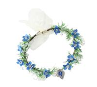 Hkfgdjdl Ghirlande dei capelli del fiore dei strass per la progettazione comoda del tessuto di usura quotidiana dei partiti