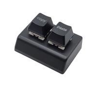 Hkfgdjdl Keycap USB, tastiera meccanica a colori con cavo USB 2 per il gioco, interruttori programmabili piccola tastiera Hot Swap