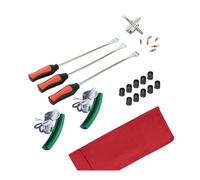 Hkfgdjdl Leva a cucchiaio per pneumatici, set di leve per pneumatici, resistenti, per moto, bici, auto, pneumatici, cambio pneumatici, protezione per cerchione