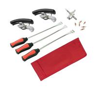 Hkfgdjdl Leva a cucchiaio per pneumatici, set di leve per pneumatici, resistenti, per moto, bici, auto, pneumatici, cambio pneumatici, protezione per cerchione