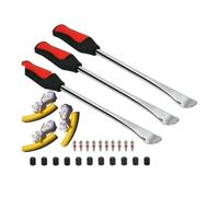 Hkfgdjdl Leva a cucchiaio per pneumatici, set di leve per pneumatici, resistenti, per moto, bici, auto, pneumatici, cambio pneumatici, protezione per cerchione